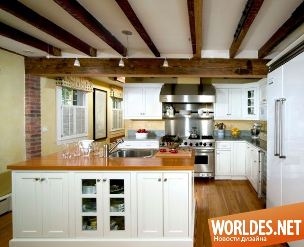 дизайн кухонь, кухни в деревенском стиле, комфортные кухни, уютные кухни, функциональные кухни, стильные кухни
