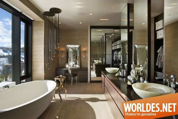 современные ванные комнаты, стильные ванные комнаты, элегантные ванные комнаты