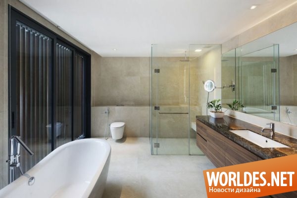 современные ванные комнаты, стильные ванные комнаты, элегантные ванные комнаты