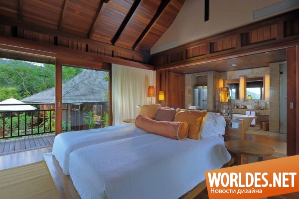 экзотический курорт, экзотический отель, отель на сейшельских островах, роскошный отель, красивый отель