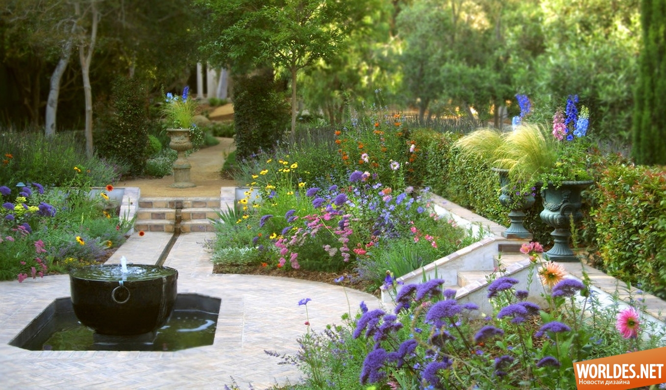 дизайн сада, ландшафтный дизайн, красивые идеи сада, красивый сад