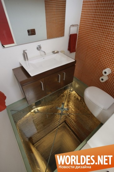 оригинальные ванные комнаты, необычные ванные комнаты, интересные ванные комнаты