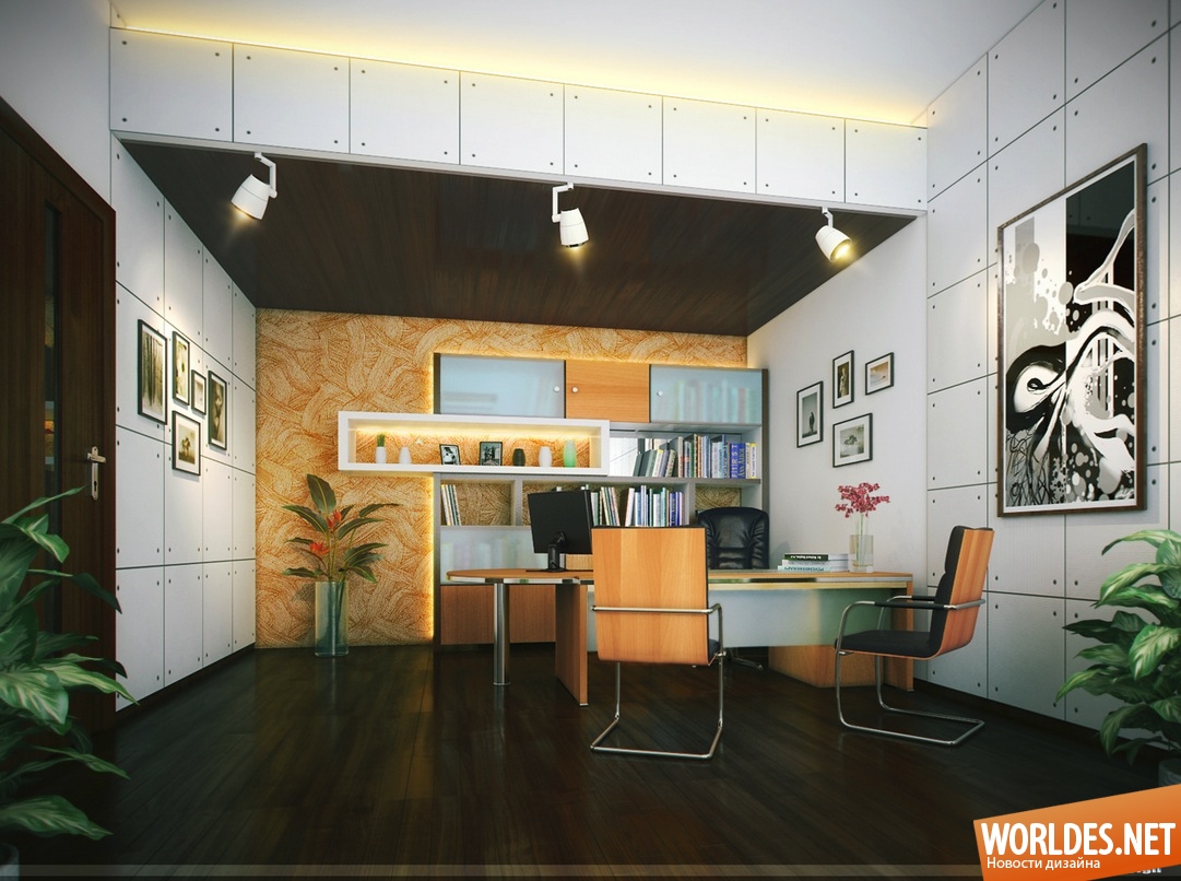 дизайн домашнего офиса, идеи домашнего офиса, современный домашний офис, стильный домашний офис