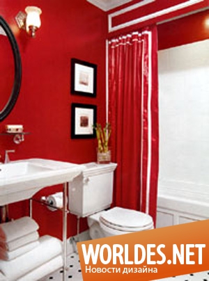 красная ванная комната, красные ванные комнаты, ванная комната красная фото, красные ванные комнаты фото, красная ванная комната дизайн, ванная комната в красном цвете