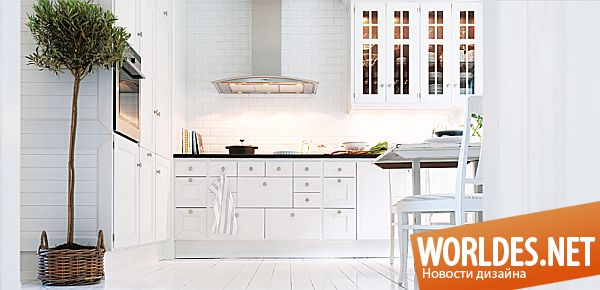 кухня белого цвета, кухни, кухня в белом цвете, кухни белого цвета фото, кухни в белом цвете фото, дизайн кухни белого цвета
