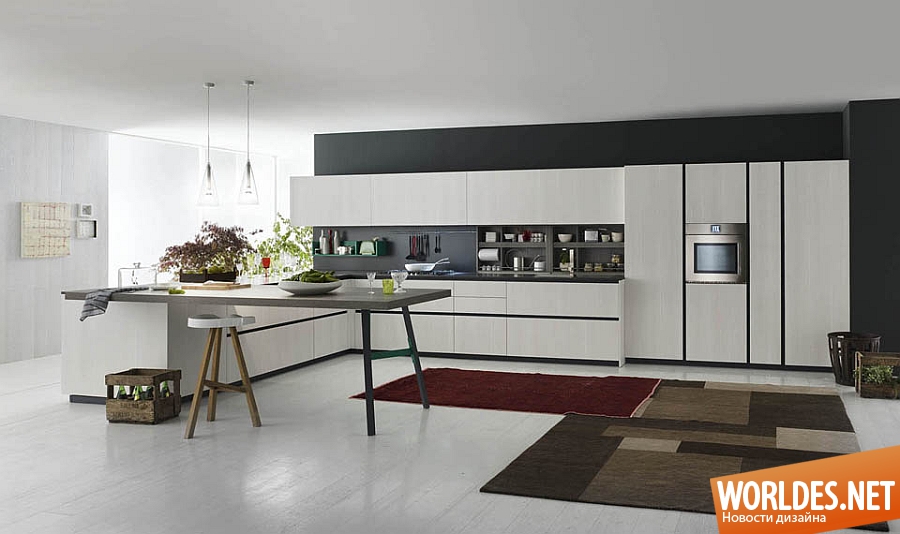 модульные кухни, мебель для кухни модульная, модульные кухни фото, итальянская кухня, кухни итальянские фото