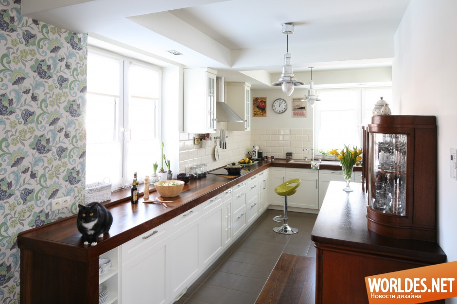 белые кухни с деревом, кухни, кухни фото, дизайн кухонь, белые кухни, белые кухни фото, деревянные кухни