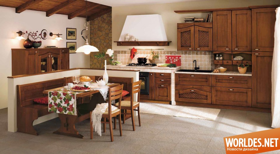 деревянные кухни, деревянные кухни фото, кухни, кухни фото, кухни из дерева, мебель для кухни