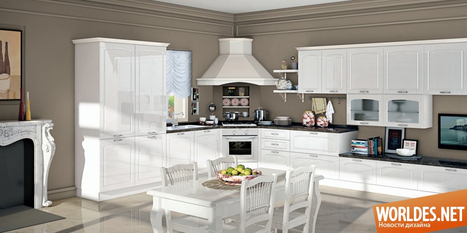 кухни, дизайн кухонь, кухни фото, классические кухни, белые кухни, стильные кухни, элегантные кухни