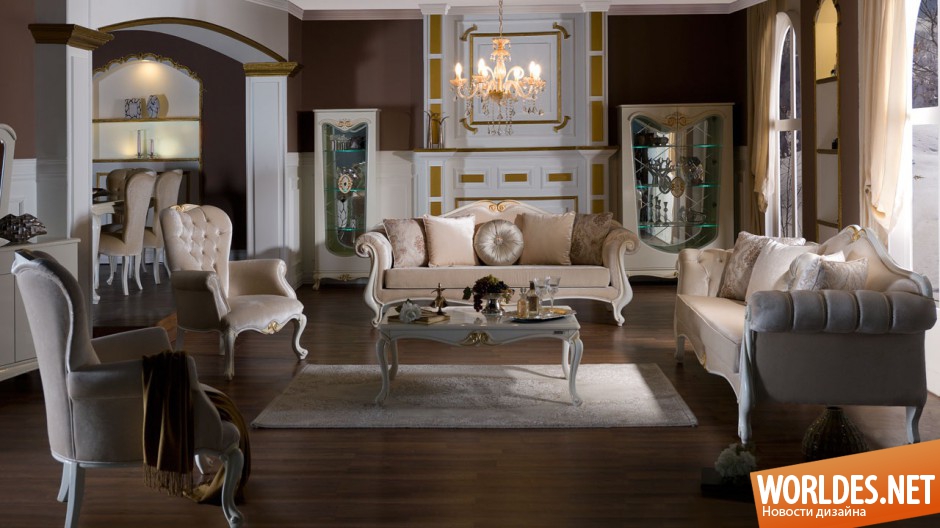 гостиная в стиле барокко, гостиная в стиле барокко, гостиные, гостиные фото, мебель в стиле барокко, дизайн гостиной