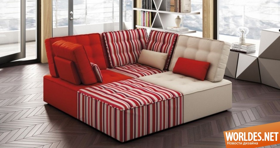 красные диваны, красные диваны фото, красные диваны в интерьере, диваны, диваны красного цвета, мебель красного цвета