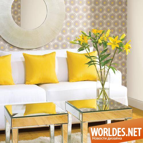 желтые гостиные, желтый цвет в гостиной, солнечные гостиные, гостиные, дизайн гостиной