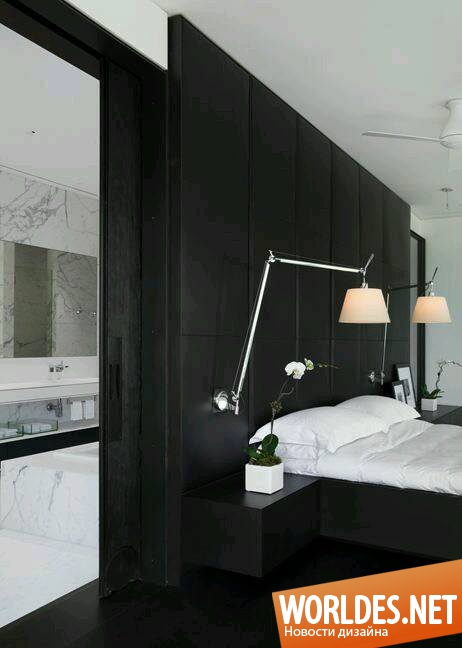 черная спальня, черная спальня фото, черная спальня дизайн, черные спальни, черные спальни фото, спальни, спальни фото, спальни дизайн