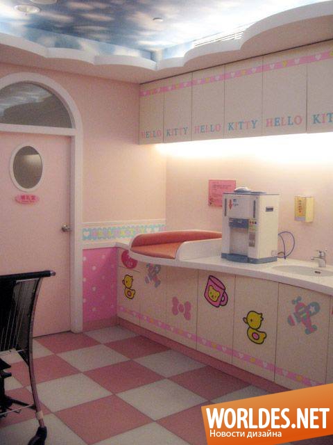 кухня Hello Kitty, кухни, кухни фото, розовая кухня, аксессуары для кухни