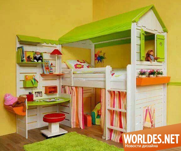 оригинальные детские комнаты, интересные детские комнаты, детские комнаты, детские комнаты фото, детские комнаты дизайн