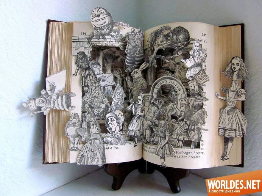 скульптуры из книг, скульптуры сделанные из книг, книжные скульптуры, оригинальные скульптуры
