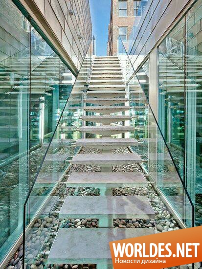 стеклянные лестницы, стеклянные лестницы фото, лестницы из стекла, лестницы в доме