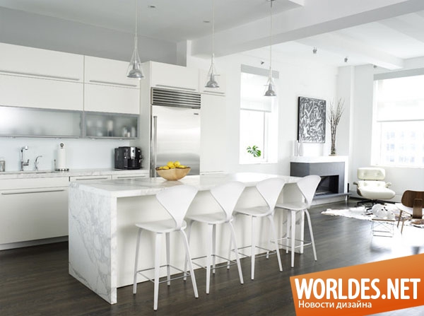 кухни в белом цвете, кухни в белом цвете фото, белые кухни, белые кухни фото, дизайн кухни