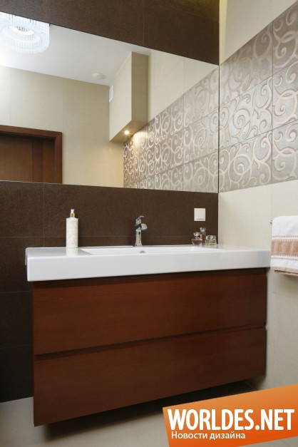 ванная комната, ванная комната фото, ванная комната дизайн, бежевая ванная комната, коричневая ванная комната, красивая ванная комната