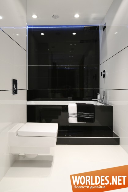 черно-белые ванные комнаты, ванные комнаты, ванные комнаты фото, ванные комнаты в черно-белом цвете
