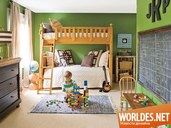 комнаты для двоих детей, комнаты для двоих детей фото, комнаты для двоих детей дизайн, детские комнаты для двоих детей, детские комнаты