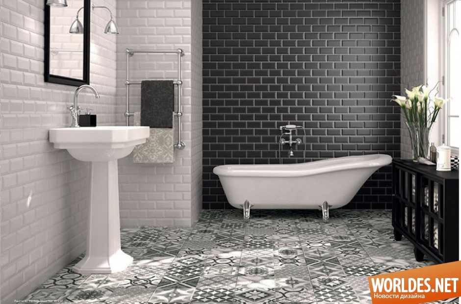 ванные комнаты в стиле ретро, ретро ванные комнаты, ванные комнаты, классические ванные комнаты, элегантные ванные комнаты