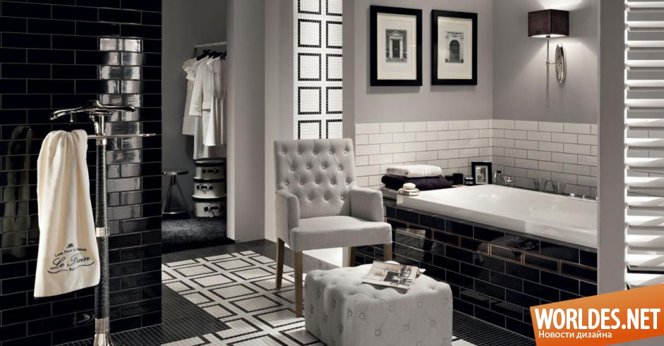 ванные комнаты в стиле ретро, ретро ванные комнаты, ванные комнаты, классические ванные комнаты, элегантные ванные комнаты