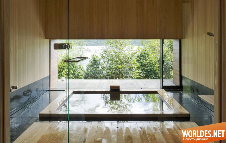 ванные комнаты в японском стиле, ванные комнаты, ванные комнаты фото, оформление ванной комнаты