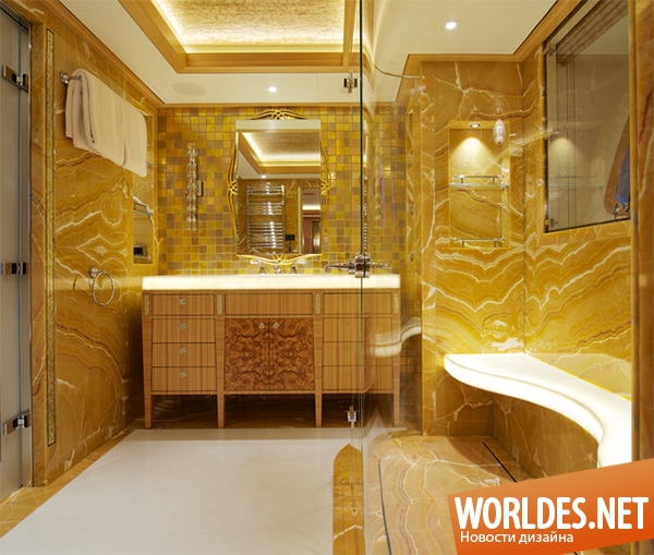 золотистые ванные комнаты, ванные комнаты, ванные комнаты дизайн, ванные комнаты фото, роскошные ванные комнаты