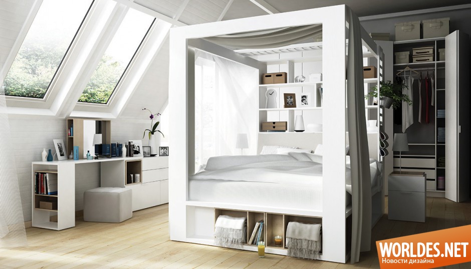 спальни, дизайн спальни, спальни фото, белые спальни, белые спальни фото, интерьер спальни