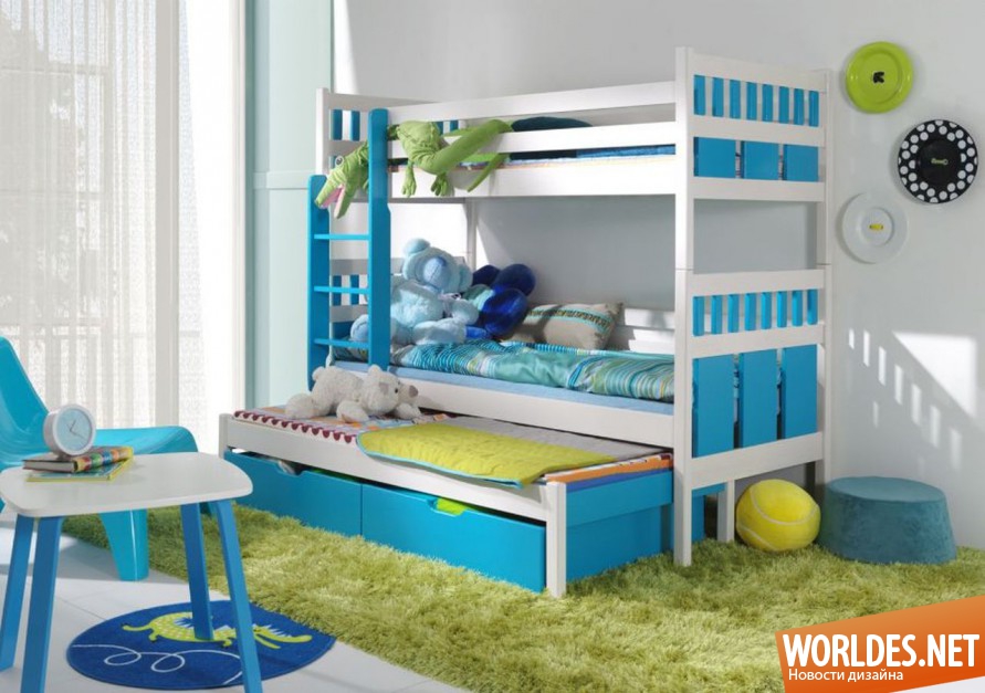 детские комнаты с двухъярусными кроватями, комнаты с двухъярусными кроватями, двухъярусные кровати в детской, двухъярусные кровати в детской фото