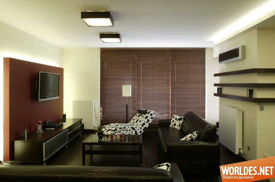 эклектичный интерьер, темный цвет в интерьере, интерьер квартиры, современная квартира, современный интерьер