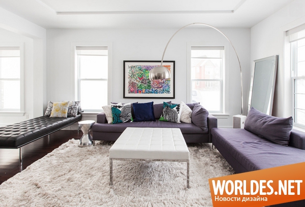фиолетовые диваны, диваны в фиолетовом цвете, фиолетовая мебель, диваны, дизайн дивана