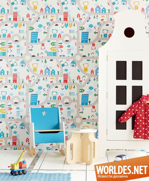 стены для детской комнаты, стены в детской комнате, стены в детской комнате фото, детские комнаты, дизайн детской комнаты