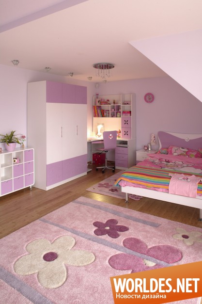 милая комната для девочки, комната для девочки, комната для девочки фото, комната в розовом цвете