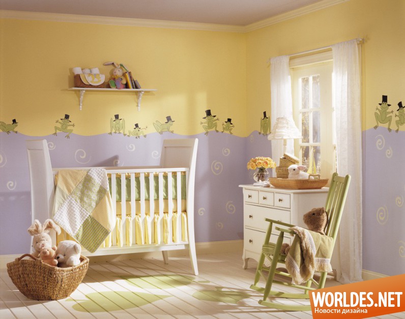 детские комнаты, дизайн детских комнат, светлые детские комнаты, пастельные детские комнаты