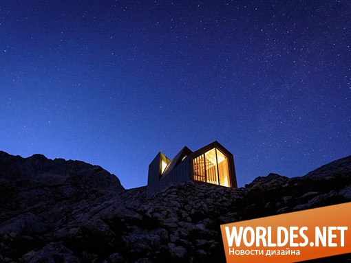 необычный дом, необычный дом фото, необычный проект дома, дом в альпах