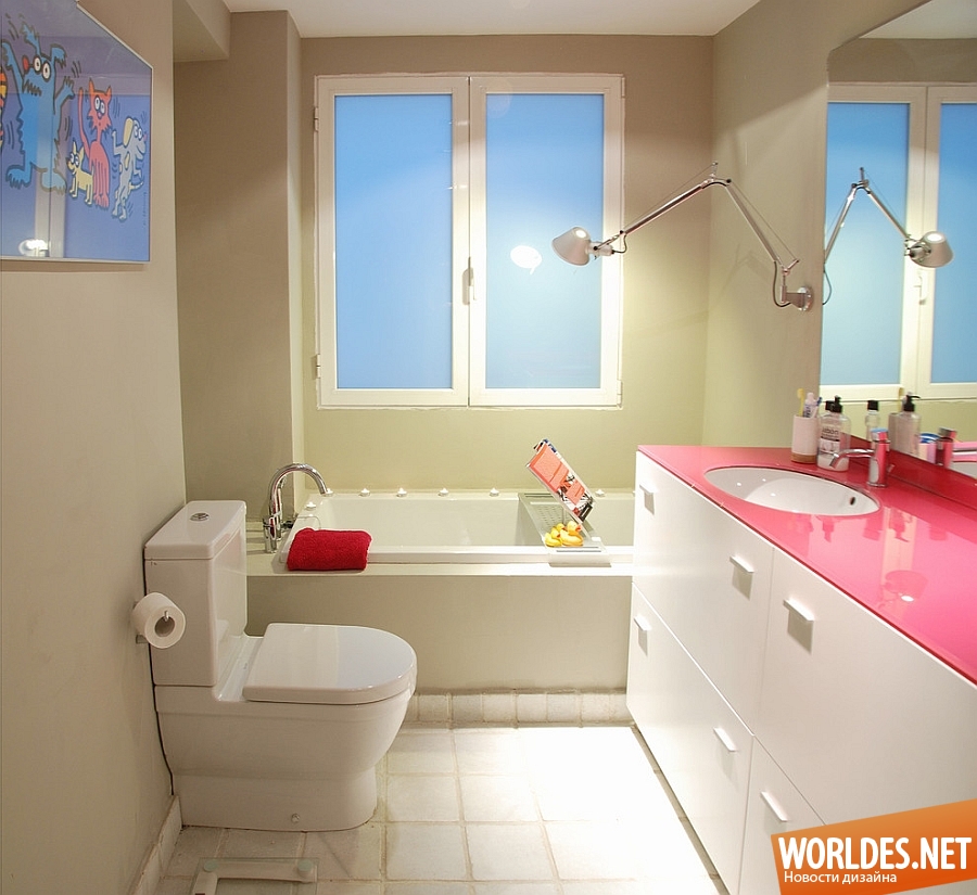 идеи для ванной комнаты, ванные комнаты, ванные комнаты фото, стильные ванные комнаты, яркие ванные комнаты