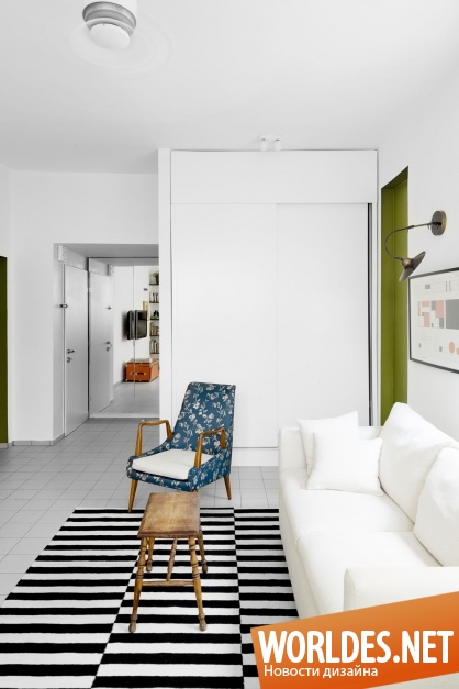 дизайн квартиры, маленькая квартира, небольшая квартира, стильная квартира, функциональная квартира