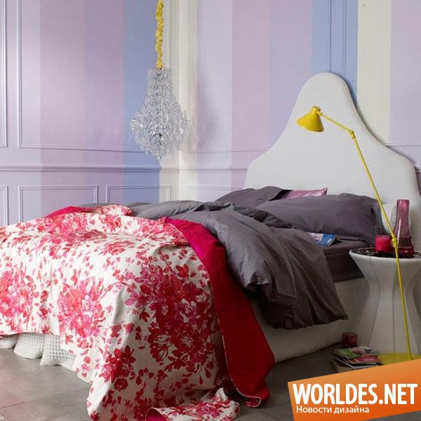 спальни в фиолетовом цвете, спальни в фиолетовом цвете фото, фиолетовые спальни, фиолетовые спальни фото, фиолетовые спальни дизайн