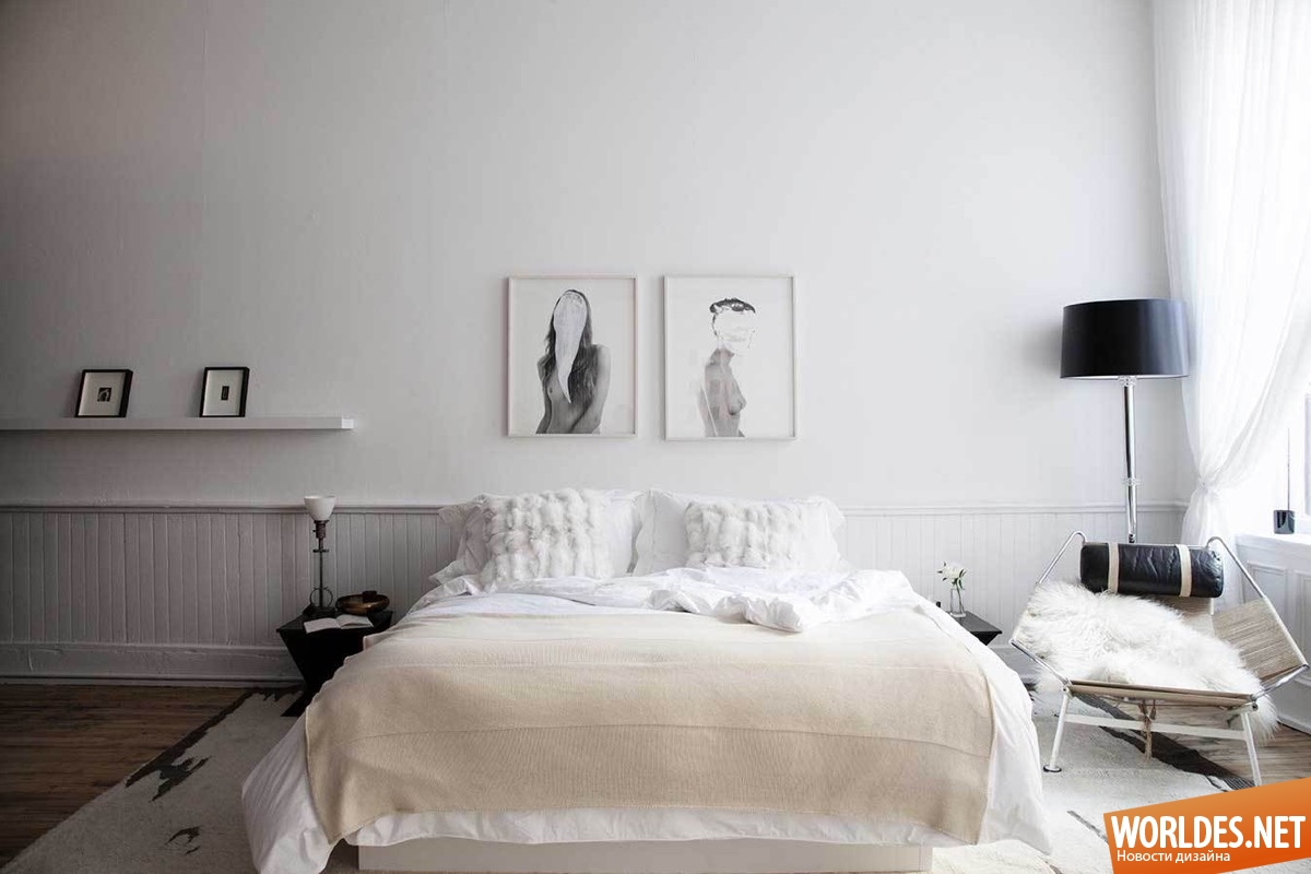 спальни, дизайн спален, скандинавские спальни, светлые спальни, белые спальни, идеи спален