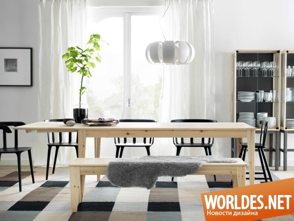 дизайн столовой, столовые комнаты, скандинавский дизайн столовой, столовые в скандинавском стиле