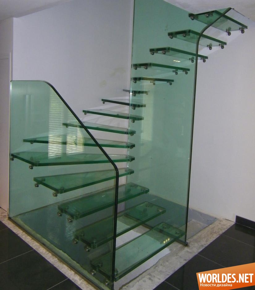 стеклянные лестницы, стеклянные лестницы фото, стеклянные лестницы интерьере, стеклянные лестницы для дома