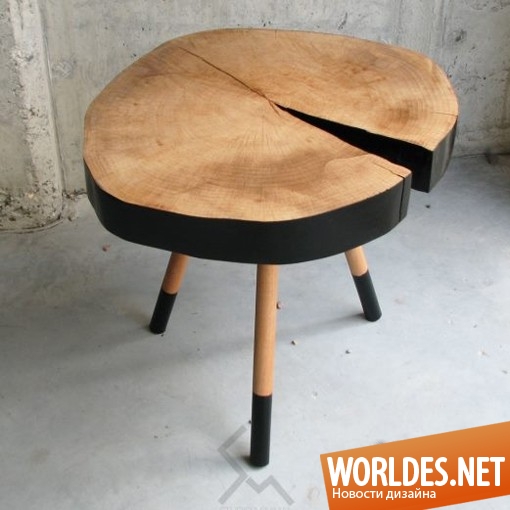 столы, дизайн столов, оригинальные столы, уникальные столы, необычные столы, столы из дерева, стол со ствола дерева