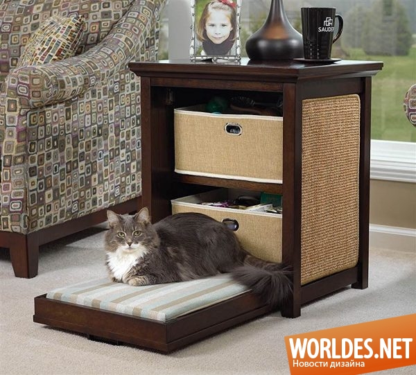 домики для кошек, мебель для кошек, интересные когтеточки, красивые домики для кошек, интересная мебель для питомцев