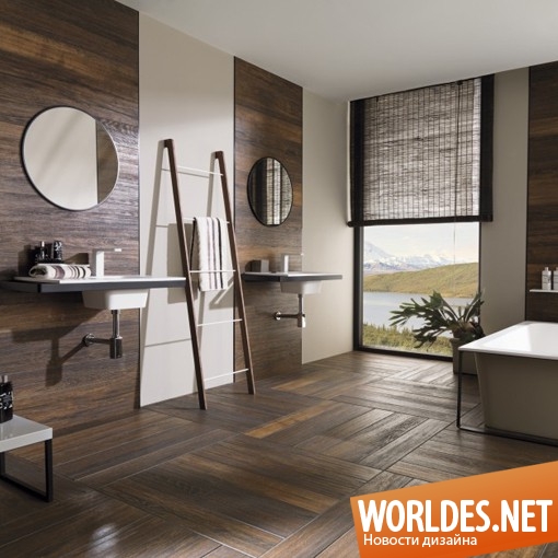 деревянные ванные комнаты, дерево в ванной комнате, современные ванные комнаты, стильные ванные комнаты