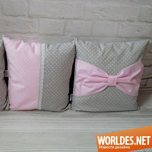 дизайн подушек, декоративные подушки, интересные подушки, красивые подушки