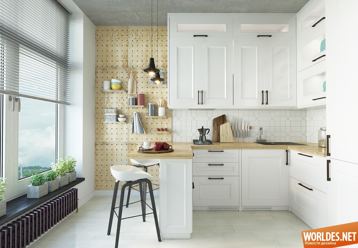 скандинавские кухни, кухни в скандинавском стиле, светлые кухни, современные кухни, белые кухни