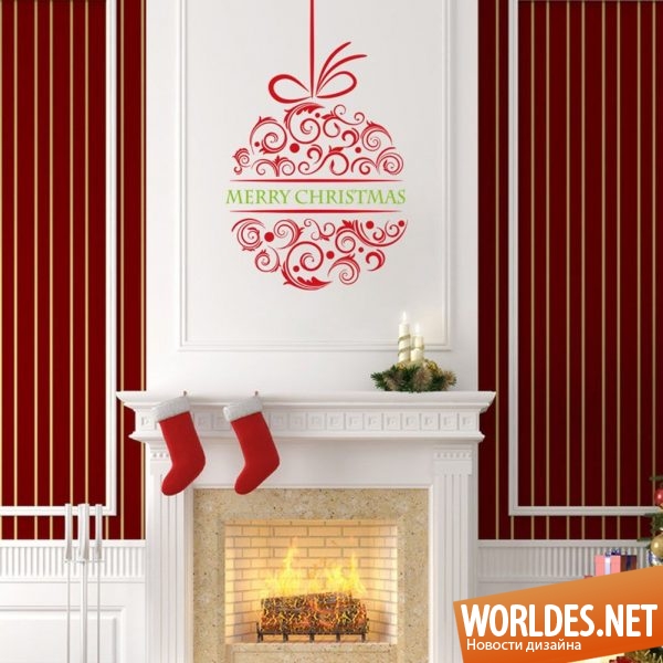 рождественский декор, рождественский декор для дома, новогодний декор, новогодние украшения
