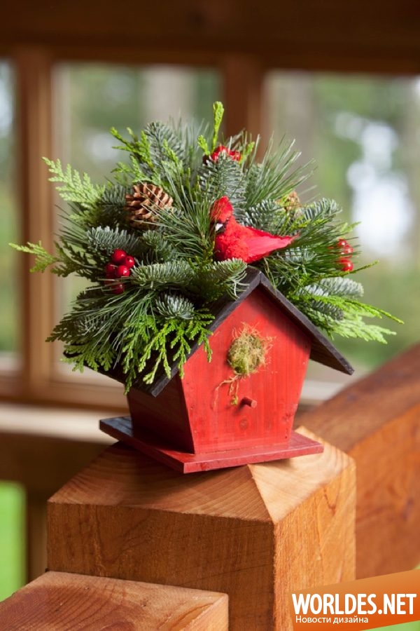 рождественский декор, новогодние украшения, украшения дома к празднику, рождественские украшения